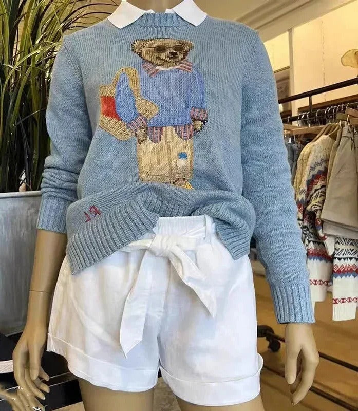 Cozy Bear Knit Sweater