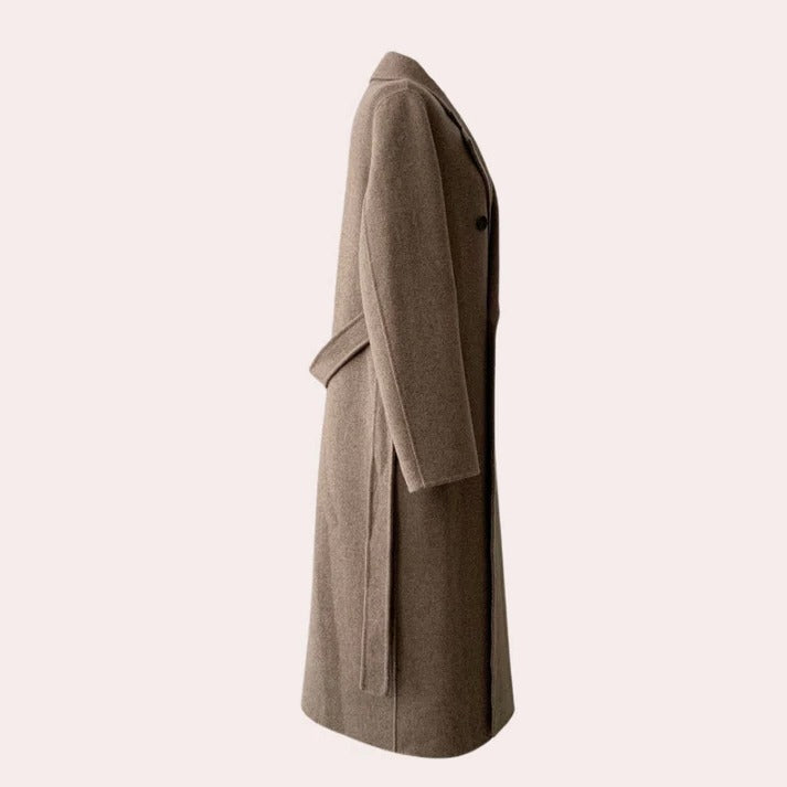 Elegant Long Winter Coat for Women