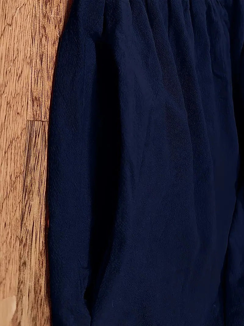 Elegant Women's Dress with Pockets