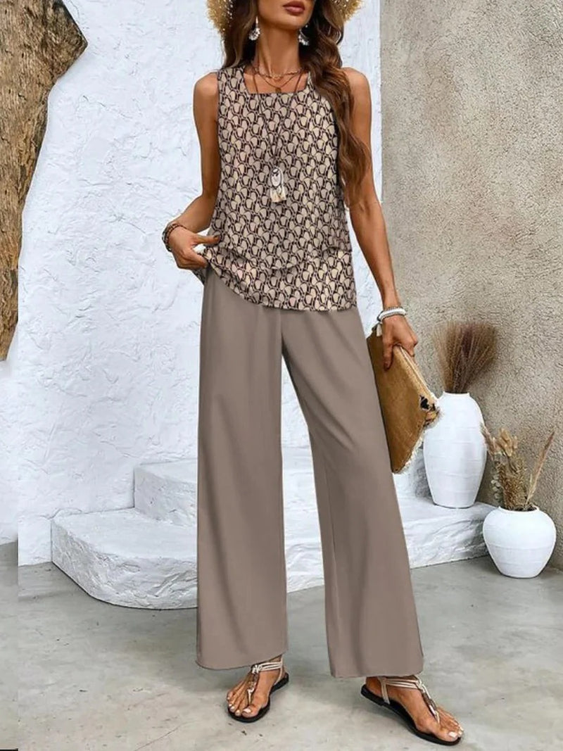 Two-Piece Floral Set