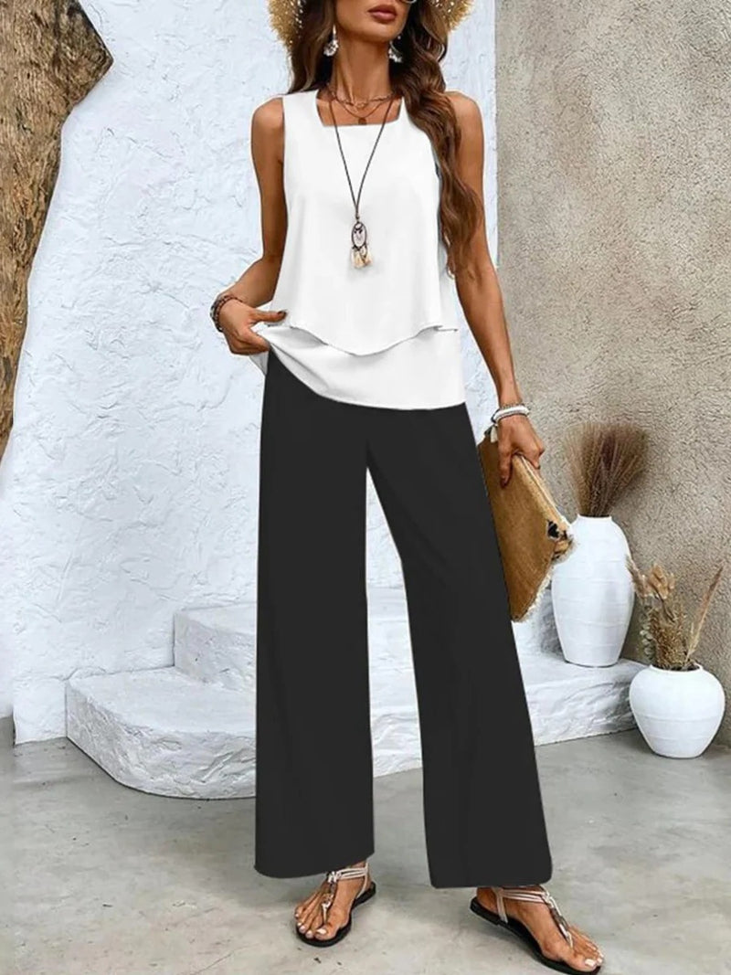 Two-Piece Floral Set