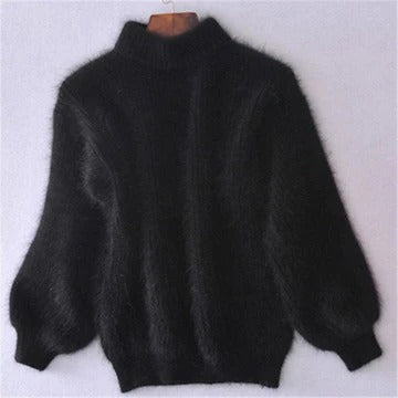 Women’s Solid Color Knitted Sweater