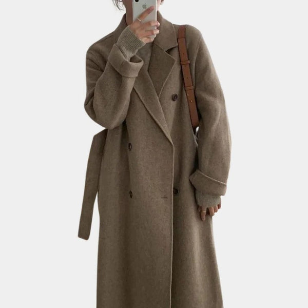 Elegant Long Winter Coat for Women