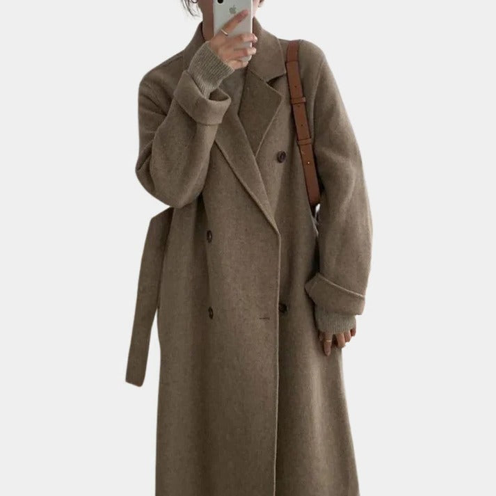 Elegant Long Winter Coat for Women