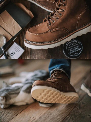 Classic Retro Work Boots