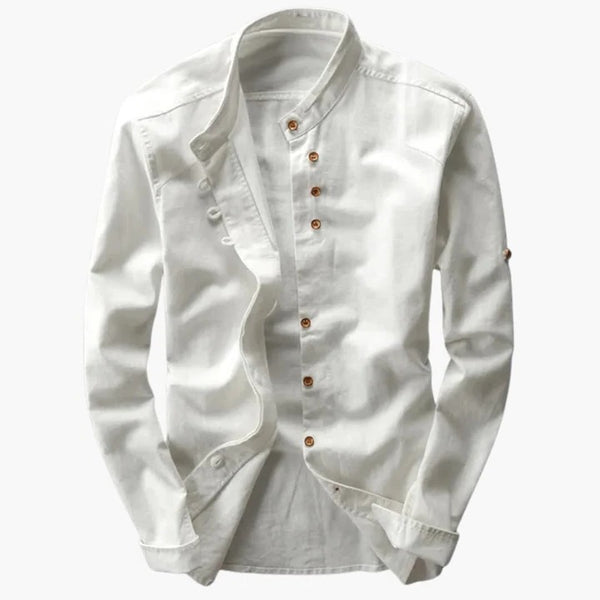 Men's Stand-Up Collar Shirt