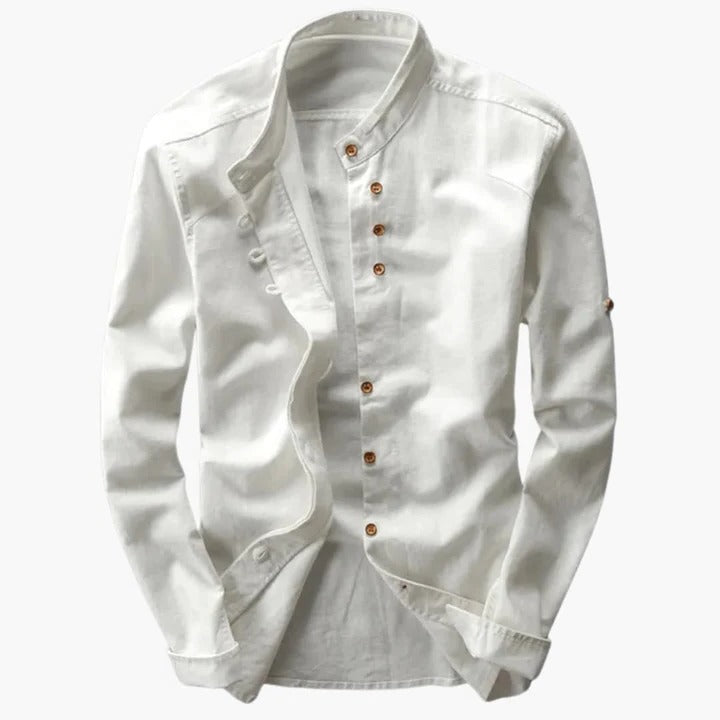 Men's Stand-Up Collar Shirt