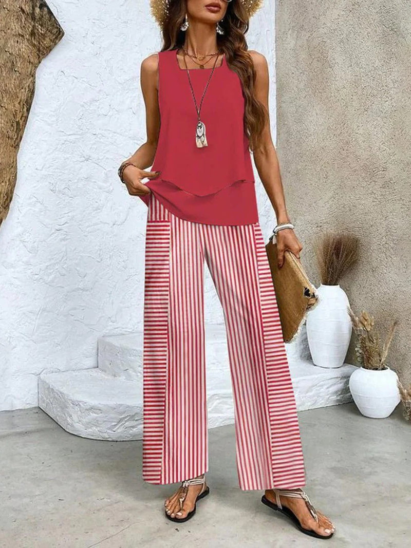 Two-Piece Floral Set