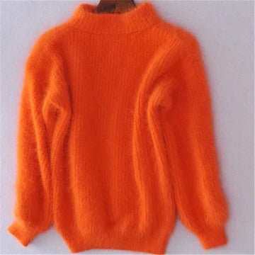 Women’s Solid Color Knitted Sweater