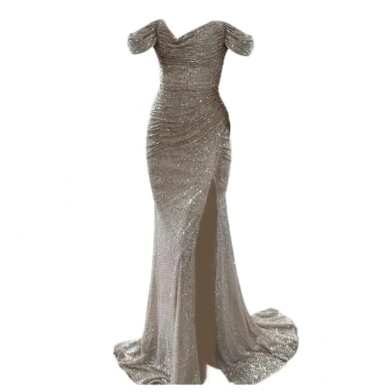 Off-Shoulder Maxi Dress