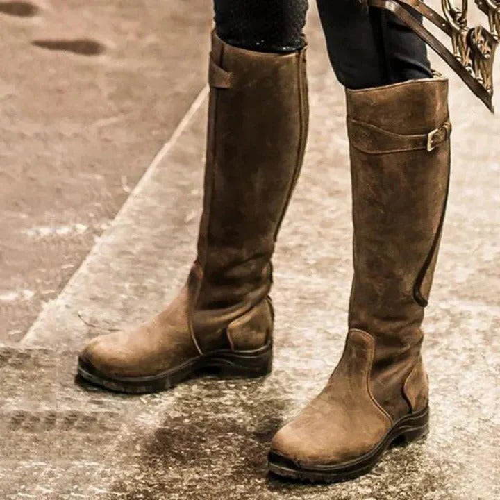 Women’s Black High-Top Waterproof Boots