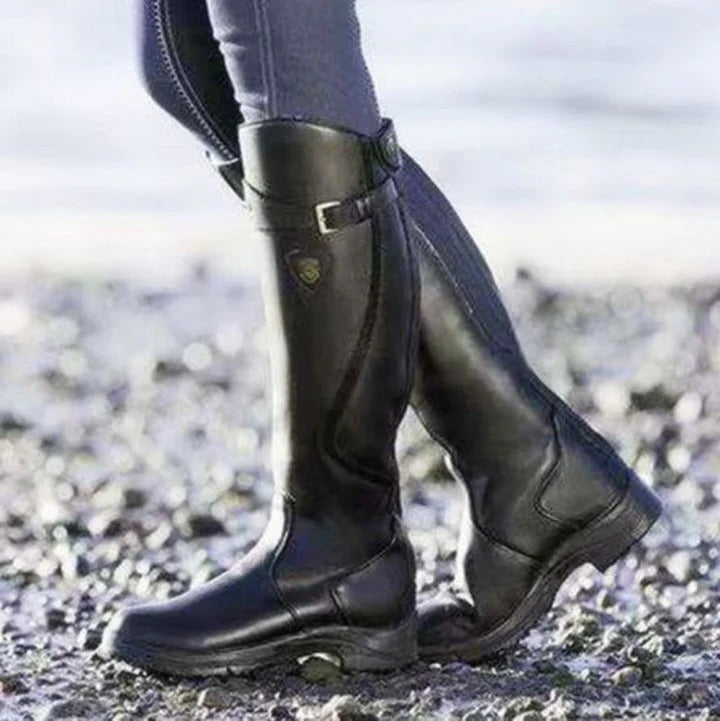 Women’s Black High-Top Waterproof Boots