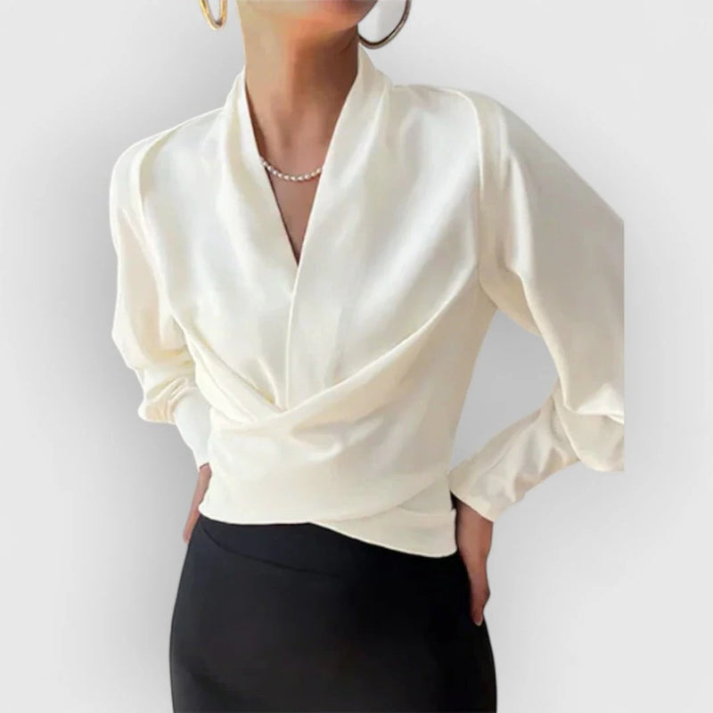 Women’s Blouse with Puff Sleeves