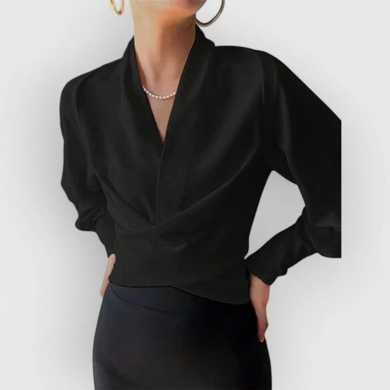 Women’s Blouse with Puff Sleeves