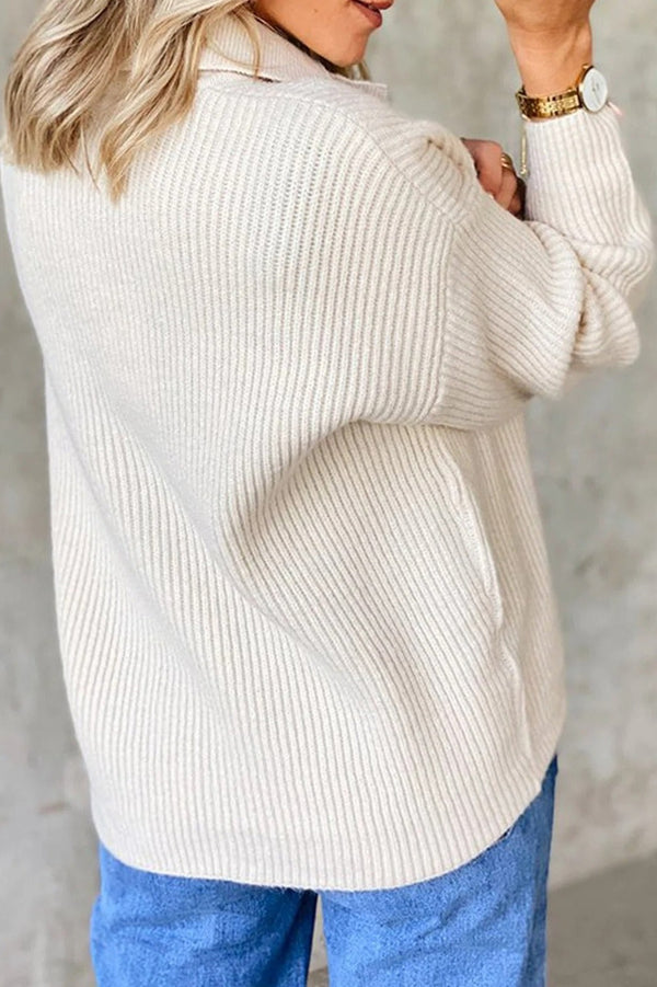 Collared Button-Up Sweater