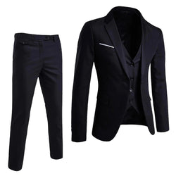 3-piece business suits for men