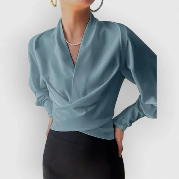 Women’s Blouse with Puff Sleeves