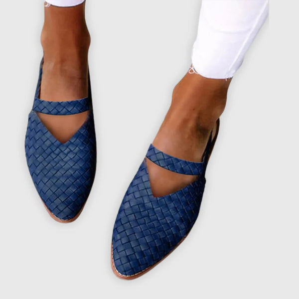 Woven Sandals with Open Design