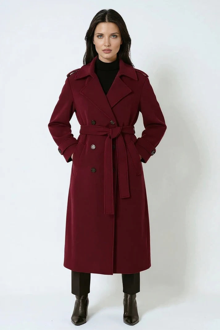 Burgundy Winter Coat