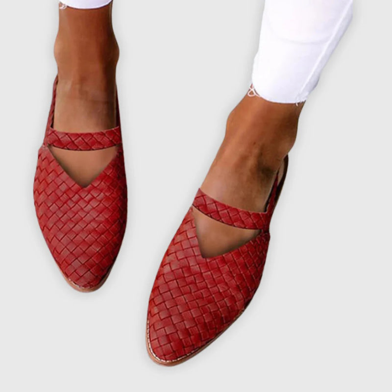 Woven Sandals with Open Design