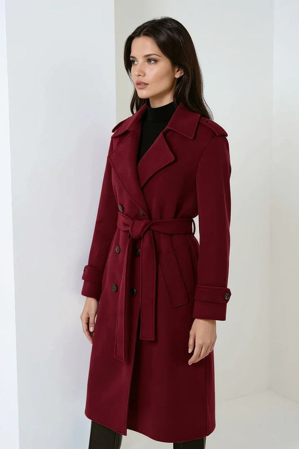 Burgundy Winter Coat