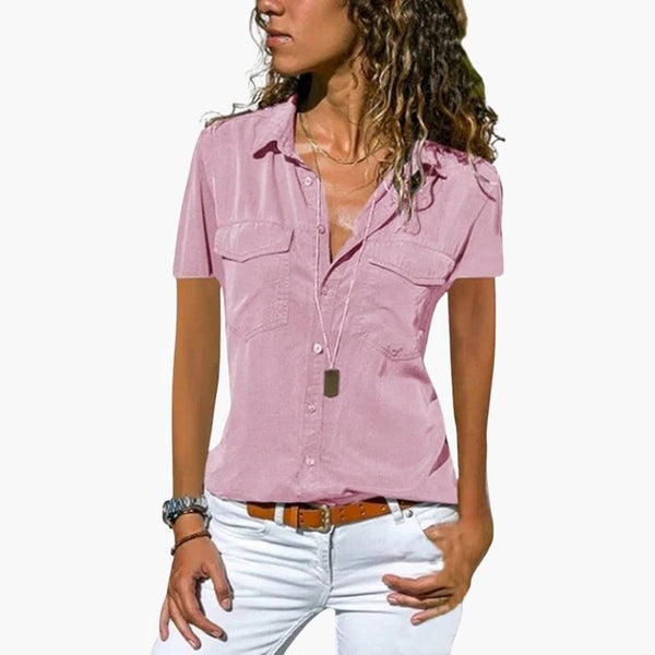 Women’s Short-Sleeve Summer Blouse