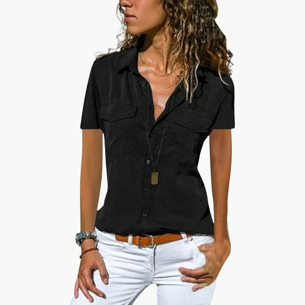 Women’s Short-Sleeve Summer Blouse