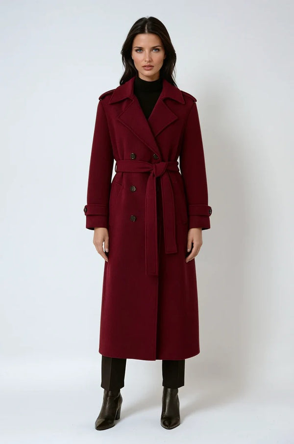 Burgundy Winter Coat