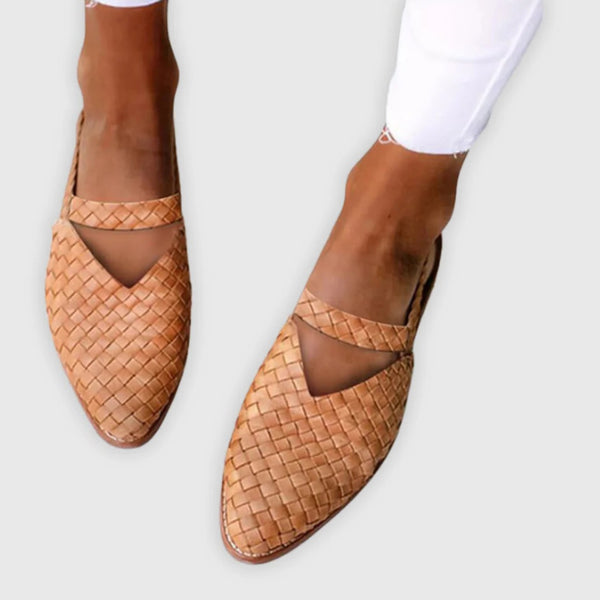 Woven Sandals with Open Design