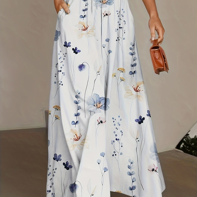 Women’s Floral Print Maxi Dress