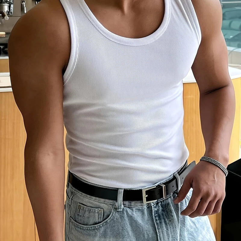Basic Ribbed Tank Top