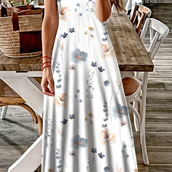 Women’s Floral Print Maxi Dress