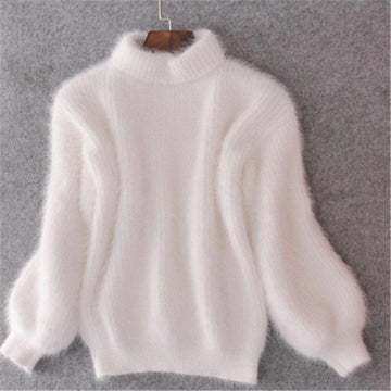 Women’s Solid Color Knitted Sweater