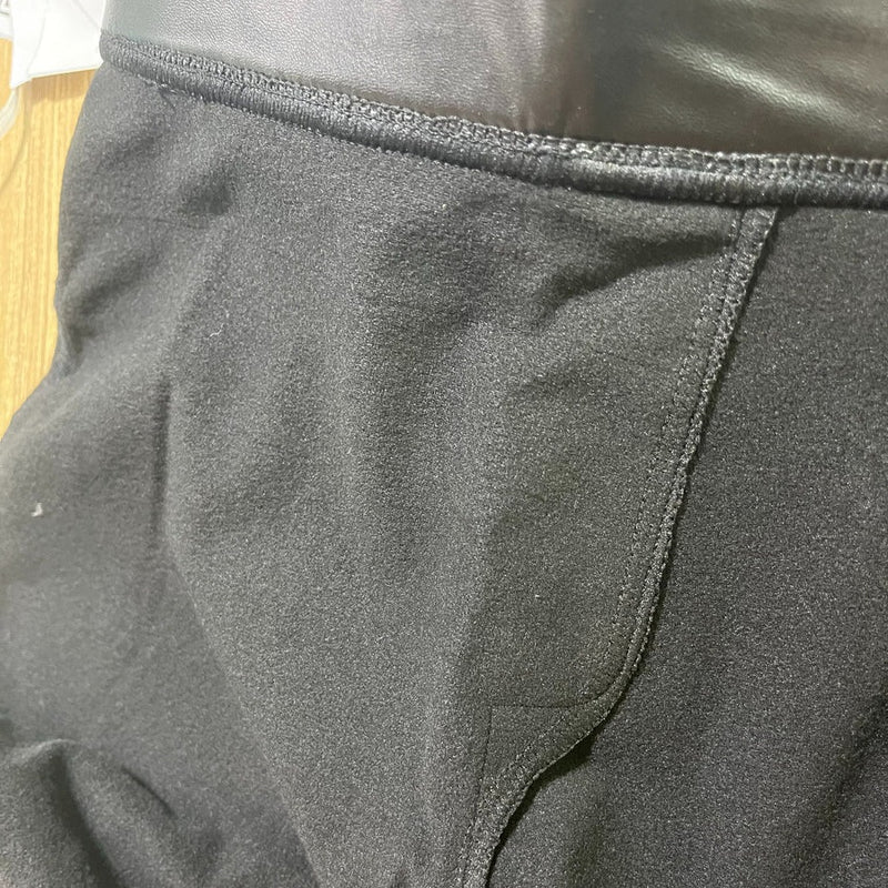 High-Waist Shiny Leggings