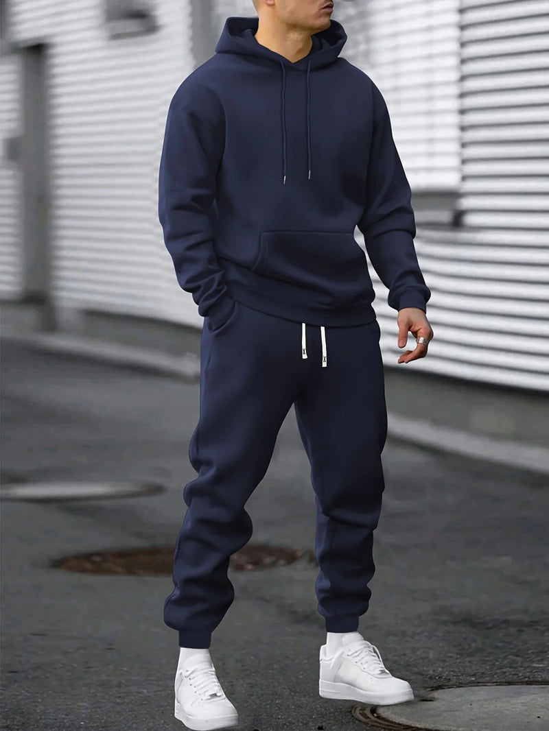 Men’s Sports Hoodie and Jogger Set