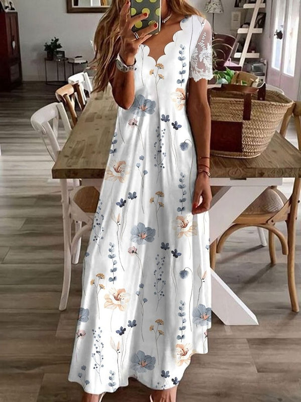 Women’s Floral Print Maxi Dress