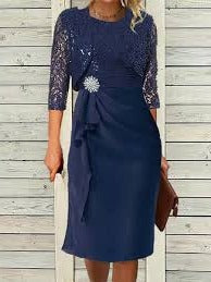 Women’s Two-Piece Midi Dress