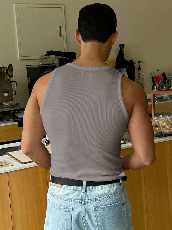 Basic Ribbed Tank Top