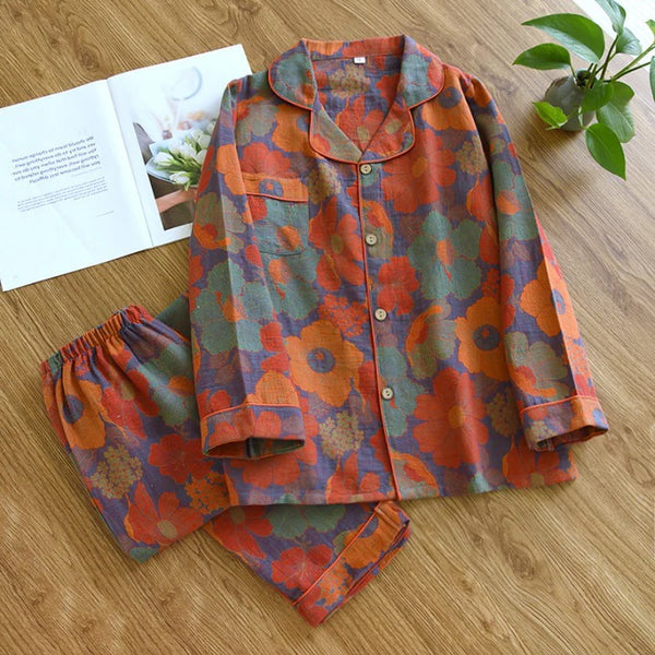 Women’s Two-Piece Floral Pajama Set