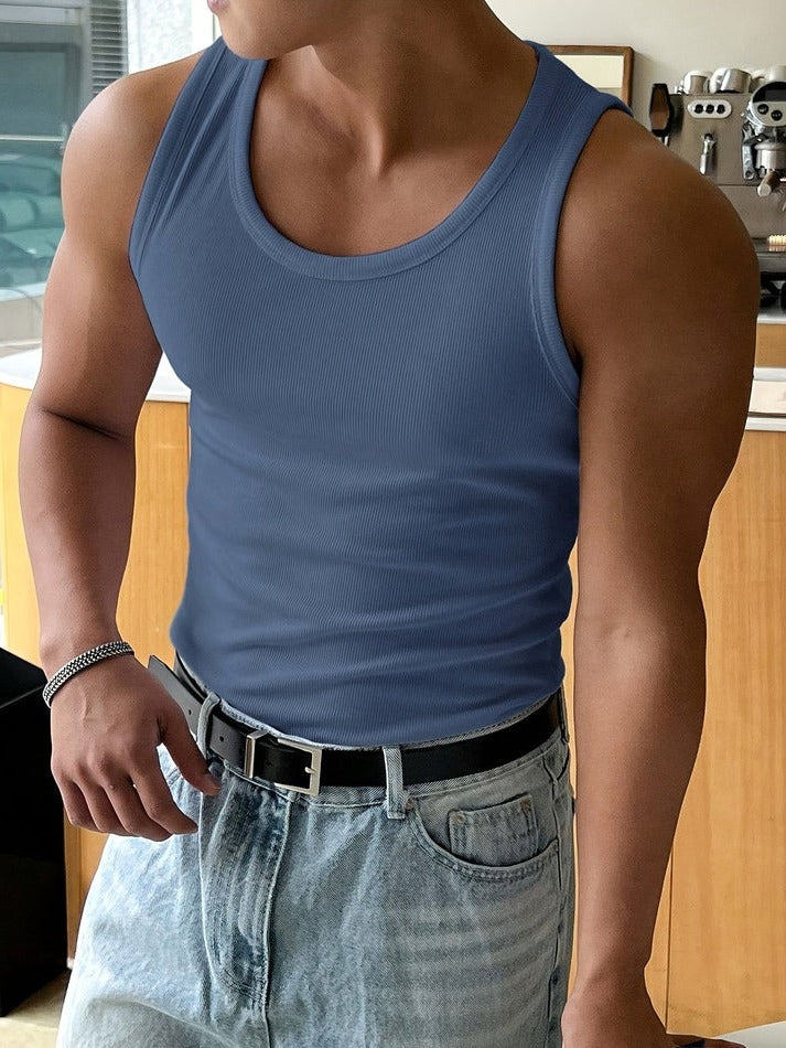 Basic Ribbed Tank Top