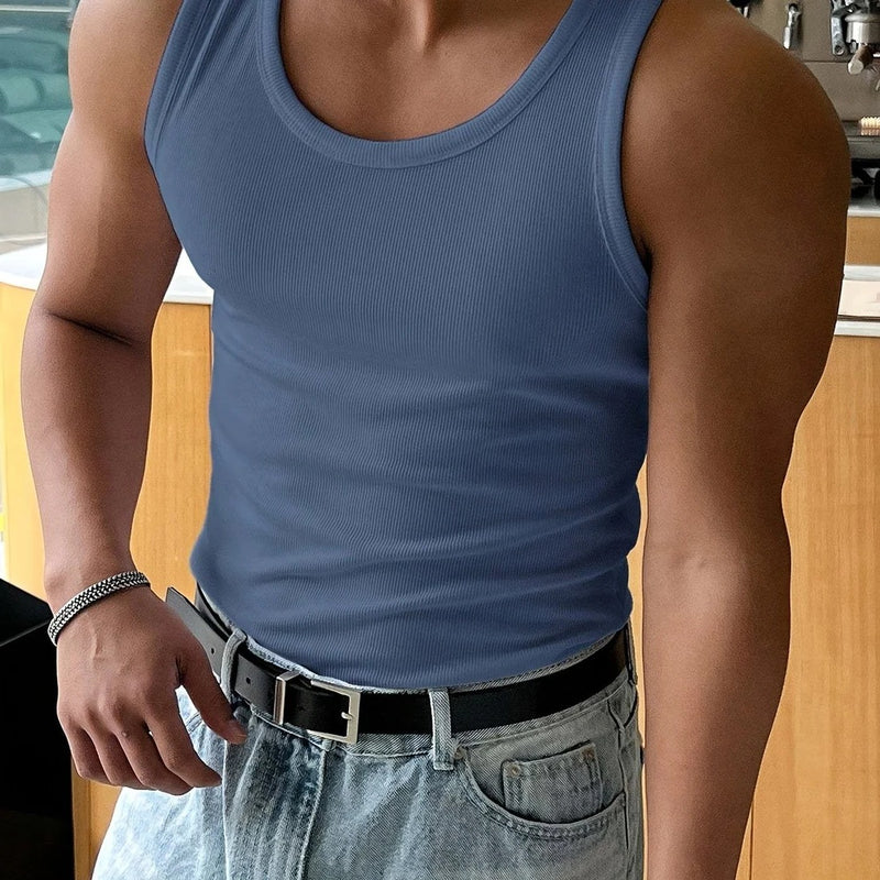 Basic Ribbed Tank Top