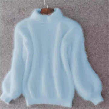 Women’s Solid Color Knitted Sweater