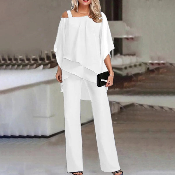 Jumpsuit | Two-piece with cold shoulder