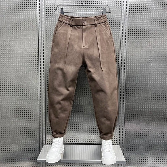 Men’s Classic Straight-Cut Trousers