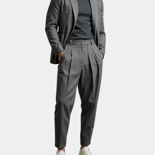 Men’s Classic Straight-Cut Trousers