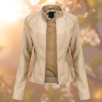 Stand-Collar Statement Jacket