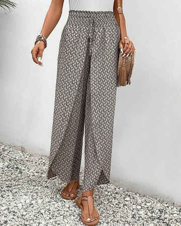 Women’s Geometric Print Trousers