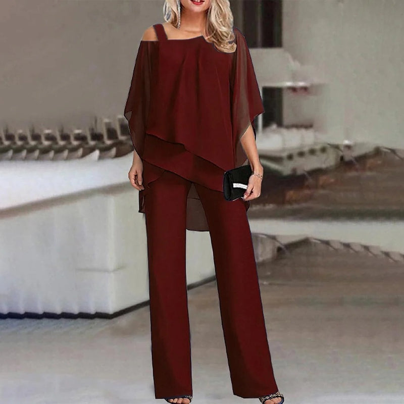 Jumpsuit | Two-piece with cold shoulder