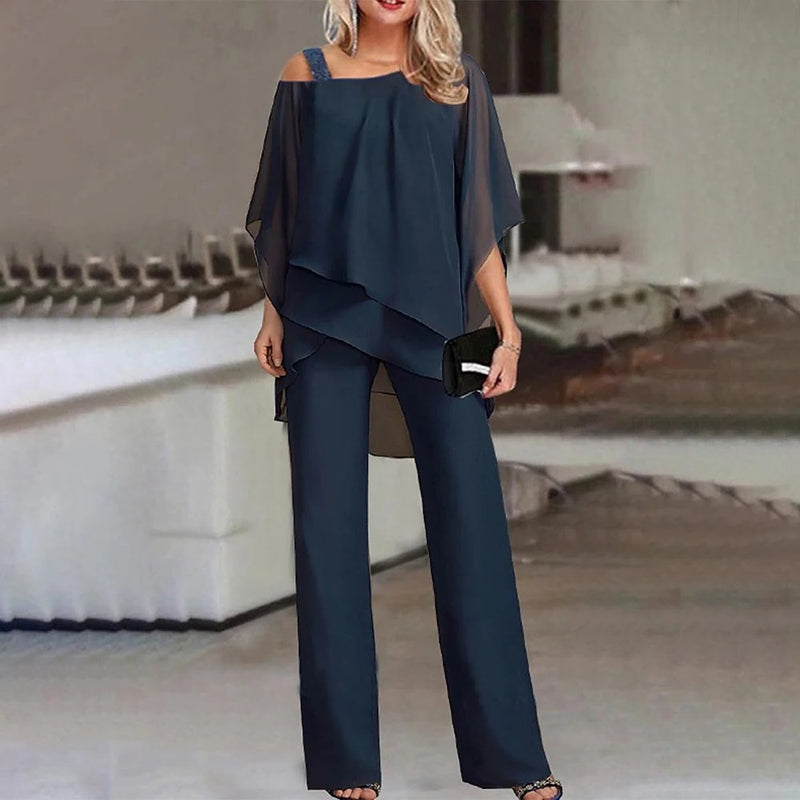 Jumpsuit | Two-piece with cold shoulder