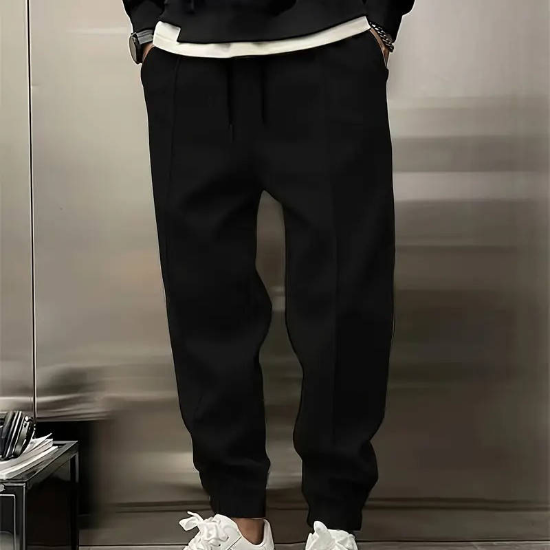 Jogger Sweatpants Men With Pleats